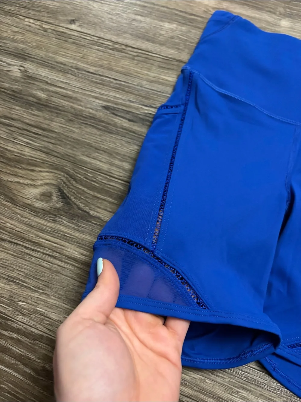 NWT Lululemon Fast & Free High-Rise Lace Trim Short 6